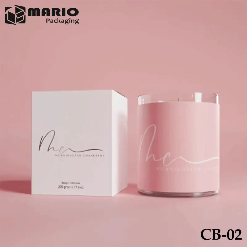 Luxury rigid candle boxes with elegant design and secure fit