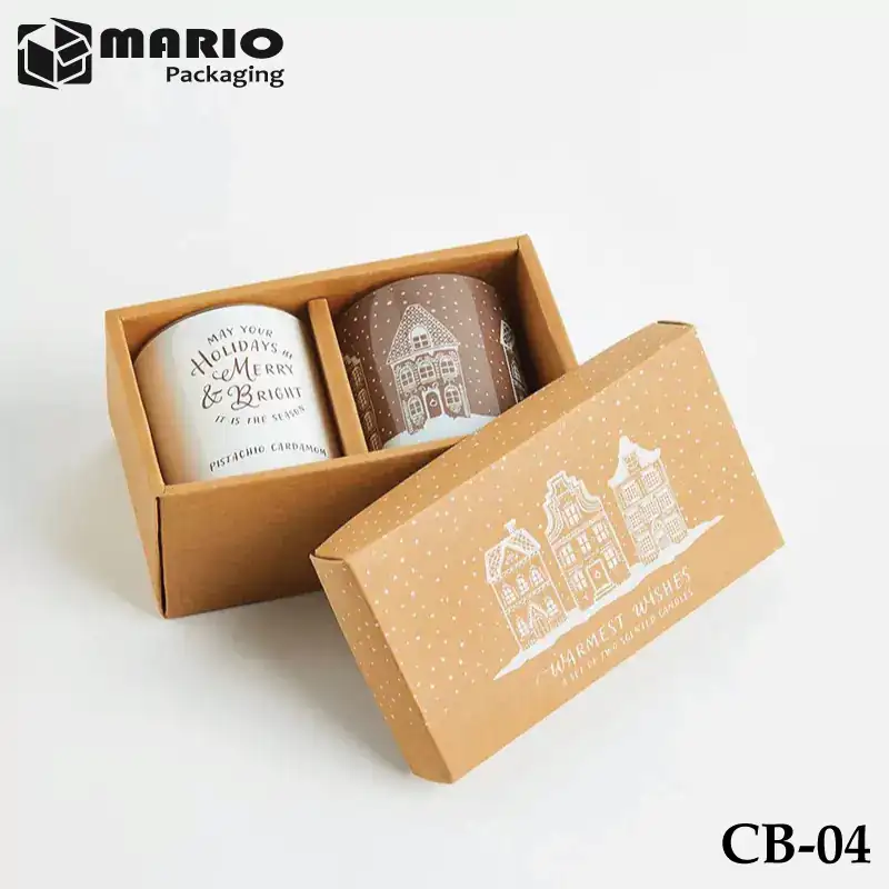 Custom printed candle boxes with inserts for premium candle brands