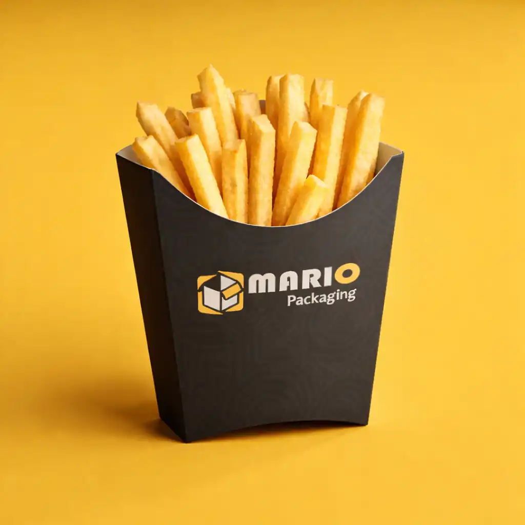 custom french fry box packaging