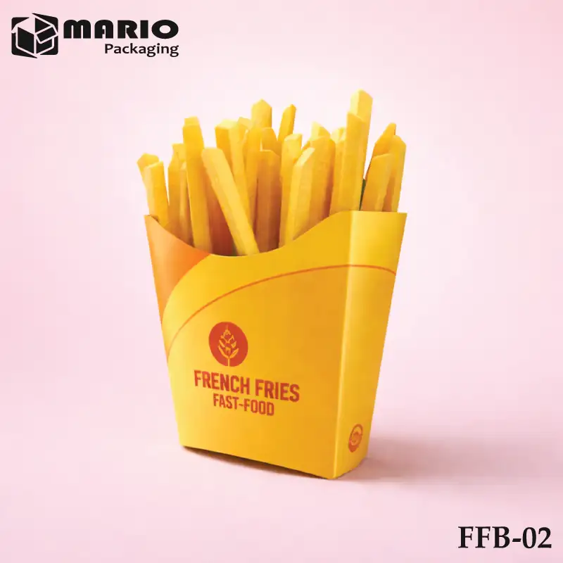printed french fry box