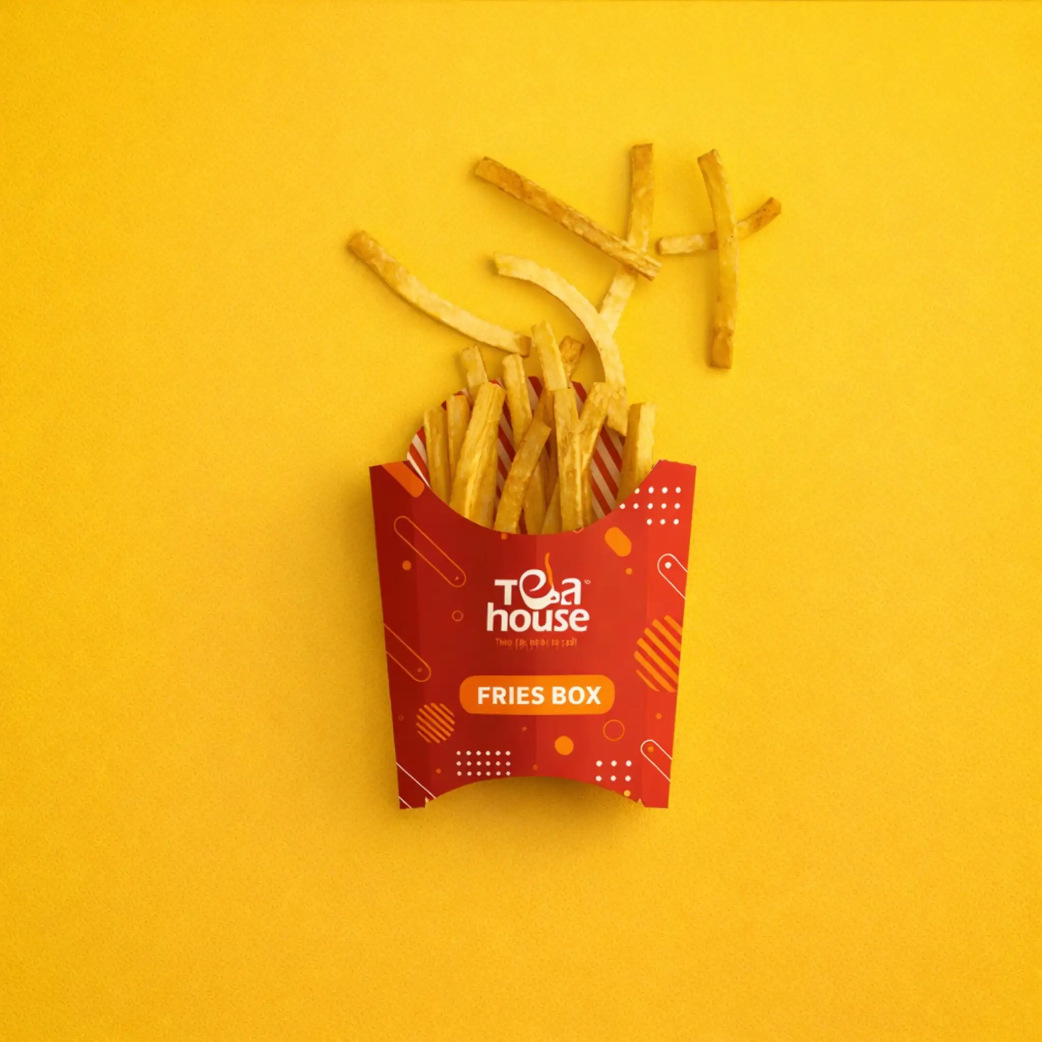 French fry packaging boxes