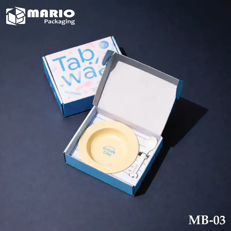 Custom printed mailer boxes with secure tuck top design