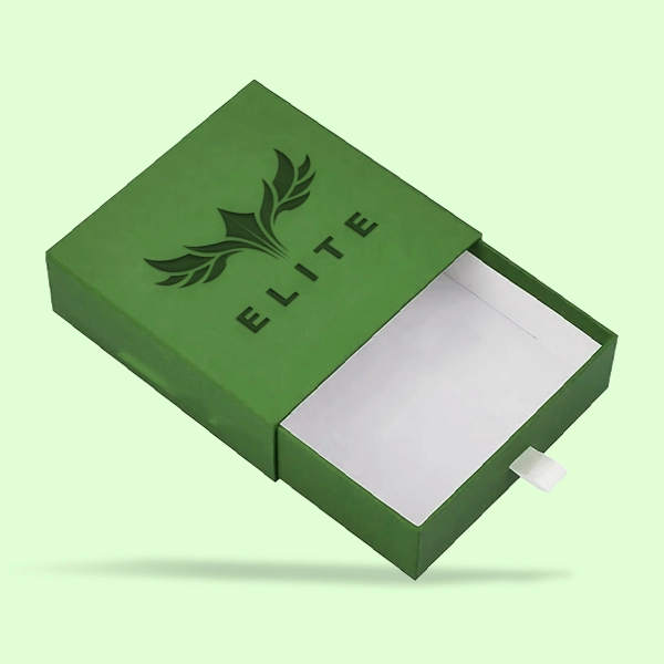 Custom rigid drawer boxes with premium materials and luxury finishing options