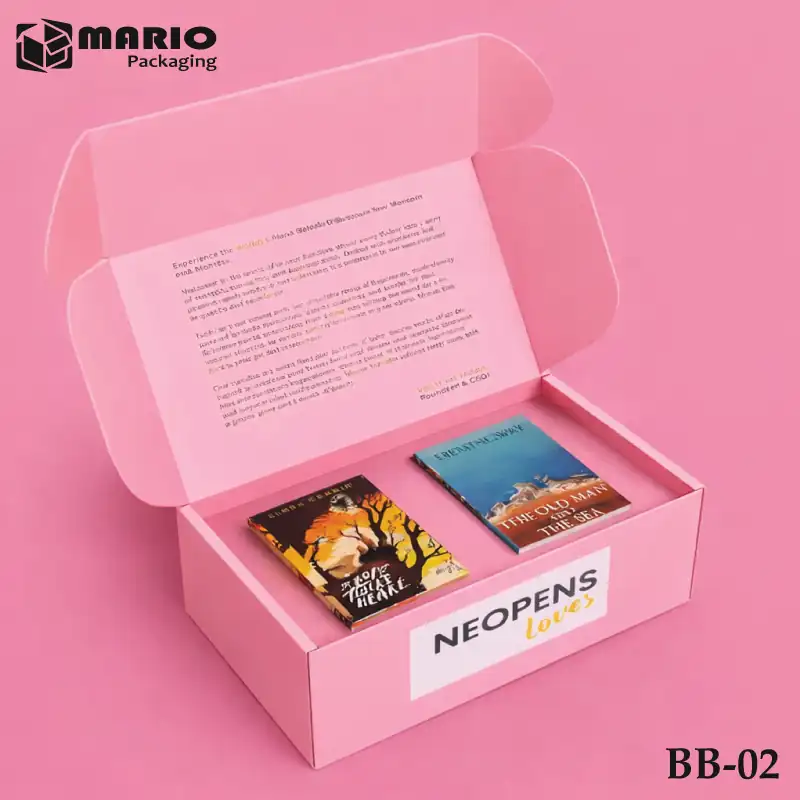 Luxury rigid book boxes for elegant presentation