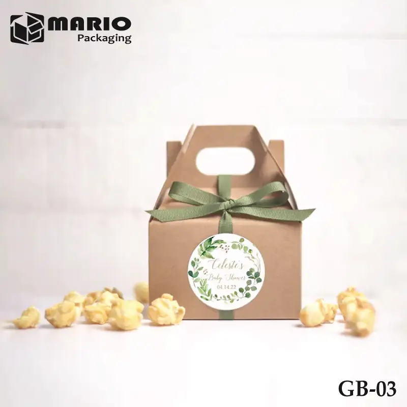 Kraft gable boxes for gift packaging