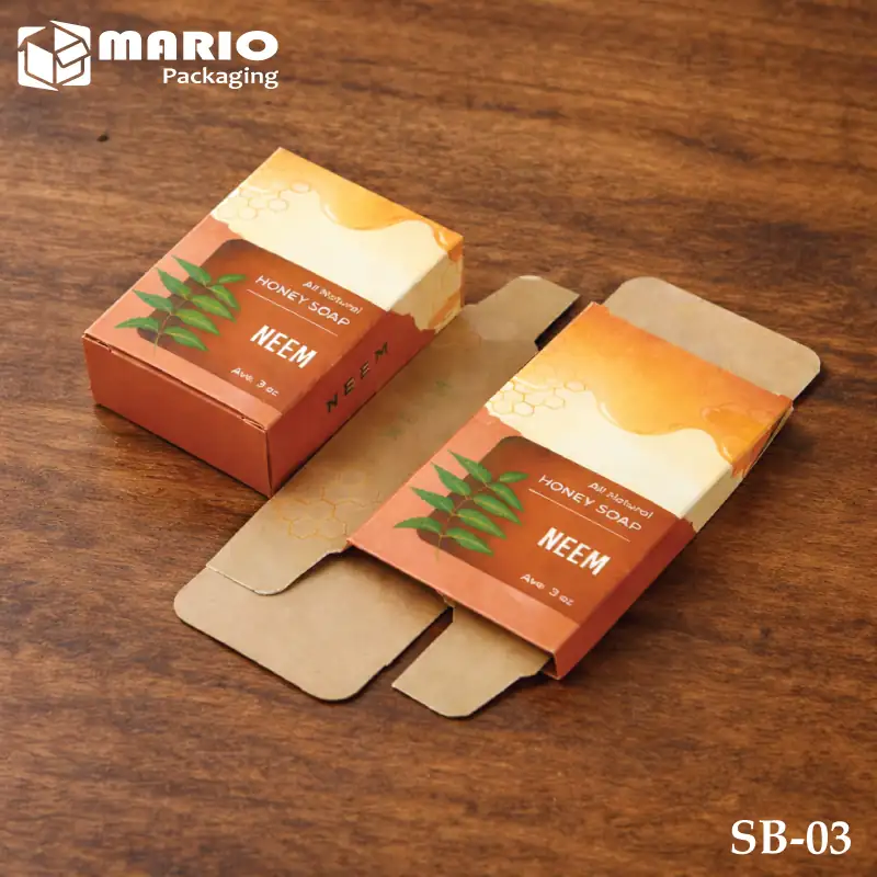 Printed soap boxes for retail